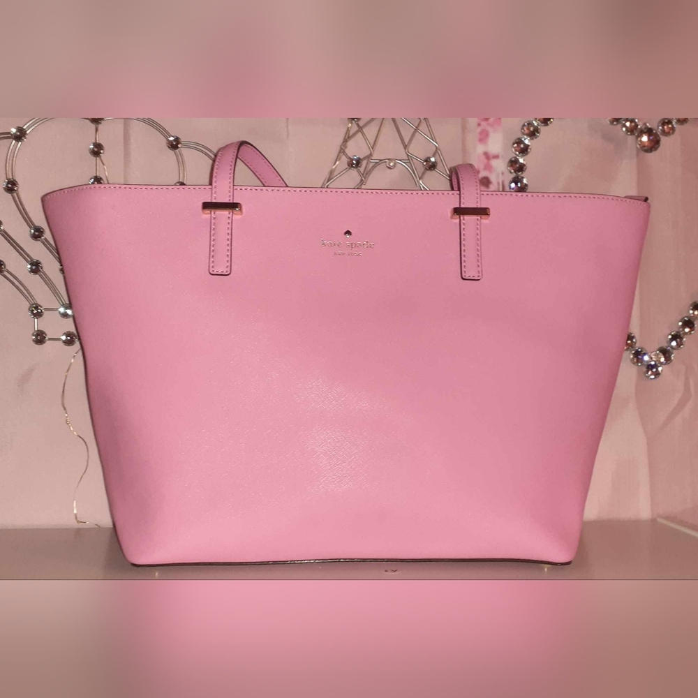 Kate Spade Pink Textured Tote